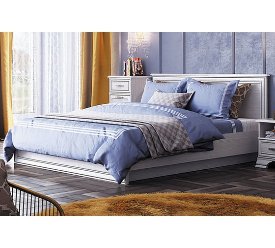 Кровать Anrex 140 с подъемником, TIFFANY, цвет вудлайн кремовый 647980