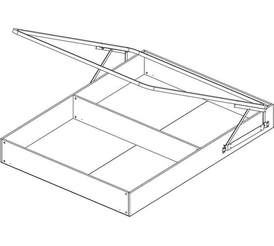 Кровать Anrex 140 с подъемником, TIFFANY, цвет вудлайн кремовый 647980