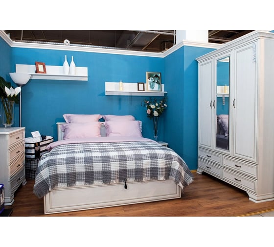 Кровать Anrex 160, TIFFANY, цвет вудлайн кремовый 647982