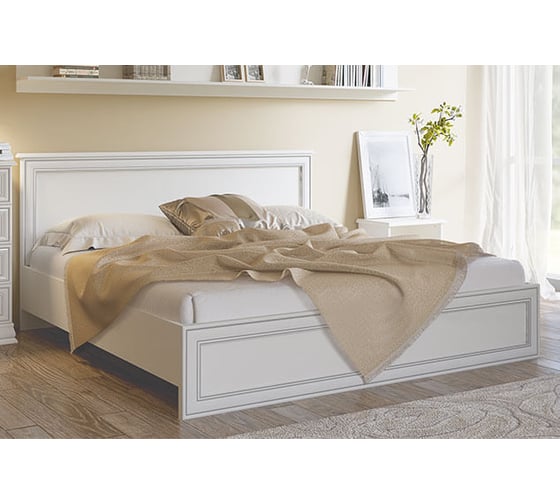 Кровать Anrex 180, TIFFANY, цвет вудлайн кремовый 647986
