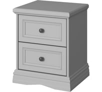 Тумба прикроватная Anrex VALENCIA, 2S, цвет серый 711135