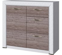 Тумба Anrex 1D3S, OLIVIA, цвет вудлайн крем/дуб анкона 645265