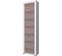 Шкаф Anrex 1D, OLIVIA, цвет вудлайн кремовый/дуб анкона 645379