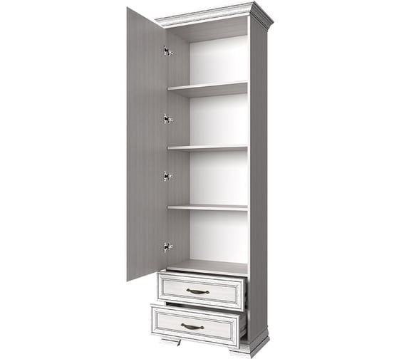 Шкаф Anrex 1D2S, TIFFANY, цвет вудлайн кремовый 650741