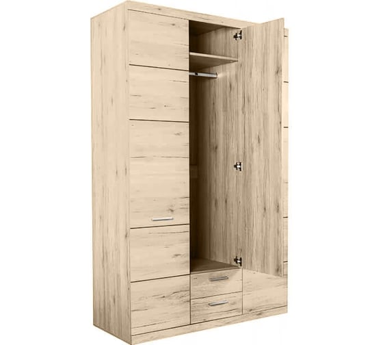 Шкаф Anrex 3D2S Z OSKAR, цвет дуб Санремо 645898