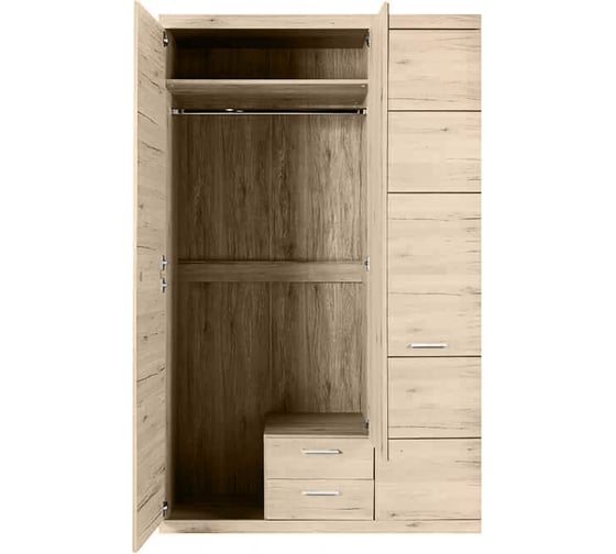 Шкаф Anrex 3D2S Z OSKAR, цвет дуб Санремо 645898