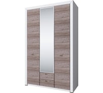 Шкаф Anrex 3D2S Z, OLIVIA, цвет вудлайн кремовый/дуб анкона 647128