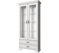 Шкаф с витриной Anrex 2V2S, Тиффани, цвет вудлайн кремовый 648150