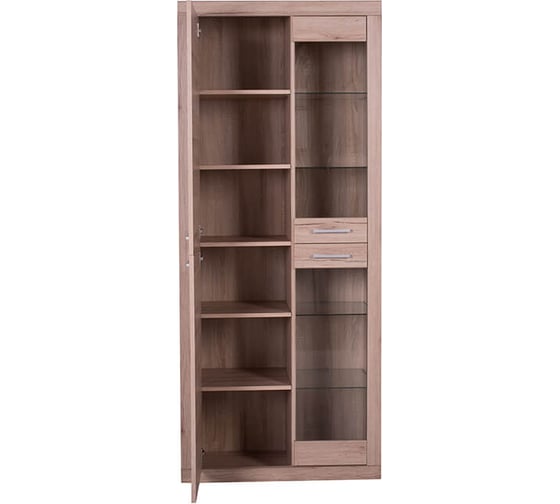 Шкаф-витрина Anrex 2V2D OSKAR, цвет дуб Санремо 643929