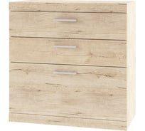 Комод Anrex 3S, OSKAR, цвет дуб санремо 644544