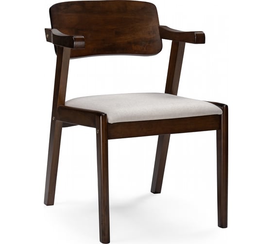 Стул деревянный Woodville Velma dirty oak / light beige 15524 1