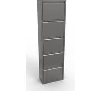 Шкаф для обуви на 5 ячеек Святогор цвет - серебряный антик ОБ-5