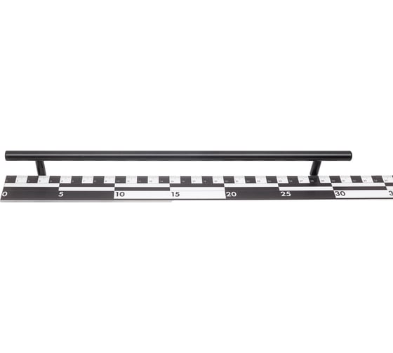 Ручка-рейлинг Marlok d=10 мм, L=256 мм BL/черный 012930