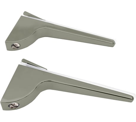 Комплект креплений для полки Marlok ZY-156 130x65x22 мм SN (никель), 2 шт Marlok 037118