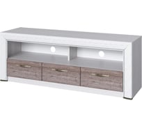 Тумба Anrex RTV 3S, OLIVIA, цвет вудлайн крем/дуб анкона 645160