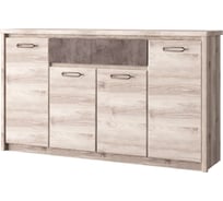 Тумба Anrex 4D1S, JAZZ, цвет Каштан найроби/Оникс 668965