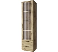 Шкаф Anrex DOORSET с витриной 1V2S. Цвет ДУБ НАВАРРА 707349 33513745