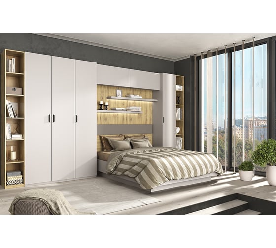 Полка консольная Anrex MODERN 130. Цвет ПЕРСИДСКИЙ ЖЕМЧУГ 713812