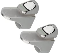 Комплект креплений полки Marlok ZY-1186 (хром) 50x57 мм (компл - 2 шт.) 037121