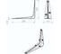 Полкодержатель Trodos консоль 300x250, белый, 309016-1 2