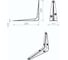 Полкодержатель Trodos консоль 250x200, коричневый, 309015-1 2