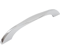 Ручка-скоба мебельная Trodos ZY-1403 128мм сплав ЦАМ 69гр, хром, 303336