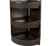 Этажерка Branq Nature угловая 3-секционная венге BQ3778ВНГ