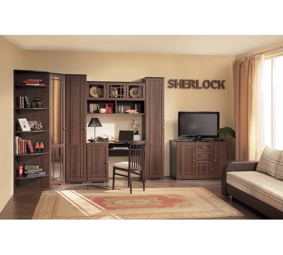 Гостиная Арника Sherlock Комплект 1, орех Н000304