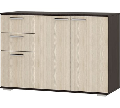 Комод длинный Арника Стандарт 3 NEW, венге/лоредо Т0018453