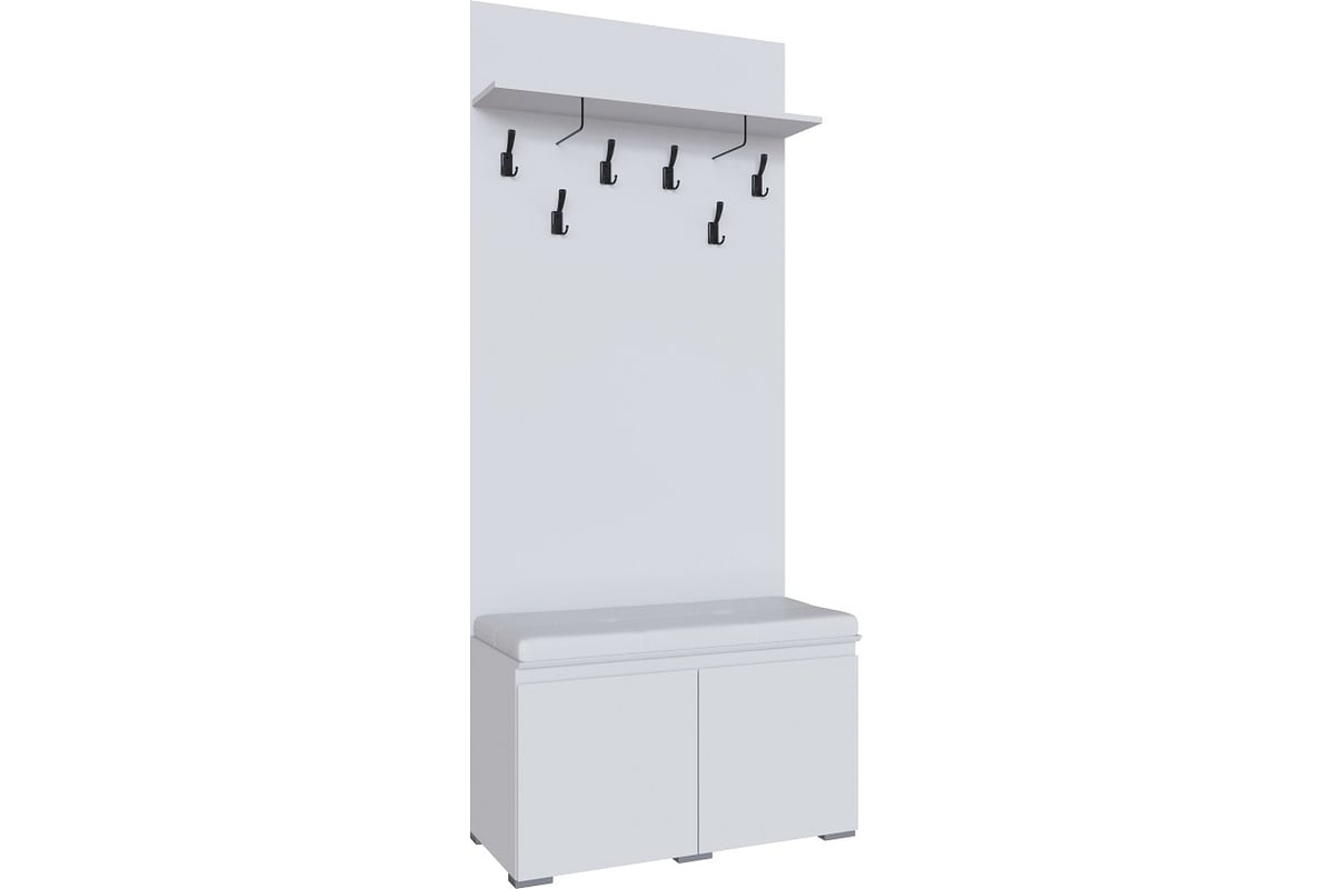 Тумба с вешалкой Арника Плейона, белый 00-00142787 - выгодная цена ...