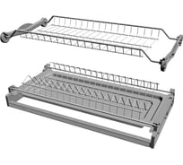 Сушилка Inoxa 16мм ДСП с алюм. рамой для корпуса 45см в сборе, нерж. 701/45