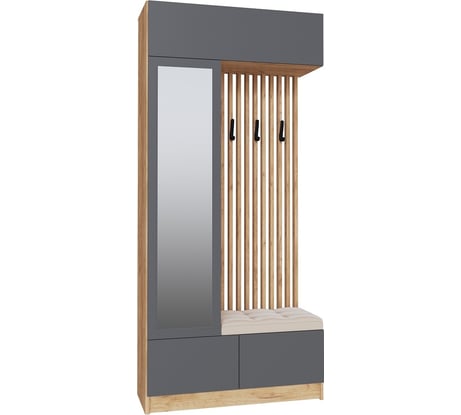 Мини-прихожая Арника Руэлла графит 00-00142802