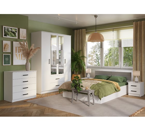 Кровать с реечным настилом Арника Фьюжн КР-18 160x200 Н130622