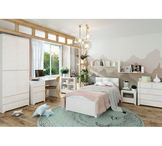 Кровать Арника Твист 04 90x200 см 00-00012295