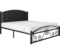 Кровать Woodville Борнео 180x200 черная 482045