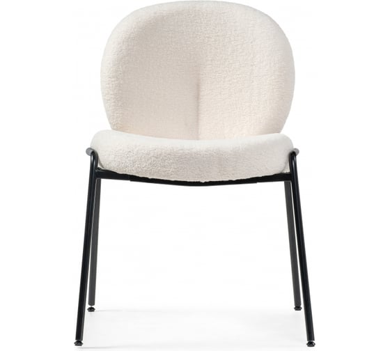 Стул Woodville на металлокаркасе Kalipso 1 white/black 15783 1