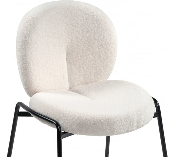 Стул Woodville на металлокаркасе Kalipso 1 white/black 15783