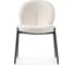 Стул Woodville на металлокаркасе Kalipso 1 white/black 15783 2