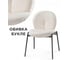 Стул Woodville на металлокаркасе Kalipso 1 white/black 15783 6