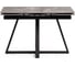 Керамический стол Woodville Силлем 120(180)х80x77 dyna fantasico grey/черный 588058 2