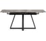 Керамический стол Woodville Силлем 120(180)х80x77 dyna fantasico grey/черный 588058 3