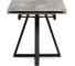 Керамический стол Woodville Силлем 120(180)х80x77 dyna fantasico grey/черный 588058 4