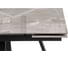 Керамический стол Woodville Силлем 120(180)х80x77 dyna fantasico grey/черный 588058 7