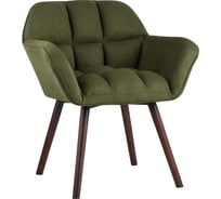 Стул для кухни обеденный Стул Груп Брайан, замша, хаки BRUYNE HY-53