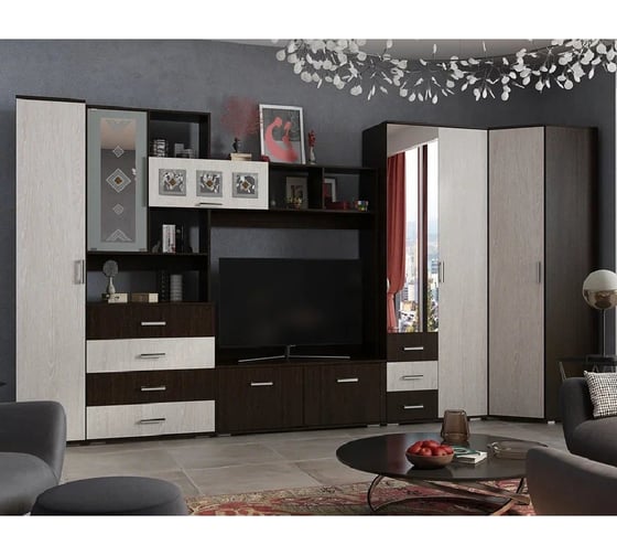 Стенка в гостиную Арника Белла, венге Т0018064
