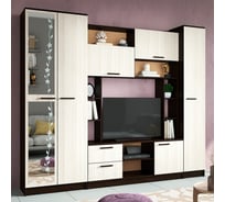 Стенка в гостиную Арника Флора, венге Т0018097