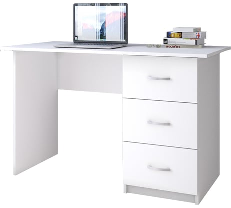 Стол письменный Арника Сити-1, белый 00-00028796