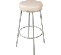 Табурет MODULE`S TYLE Альфа пуф барный (бежевый печать / хром) ВИ0142