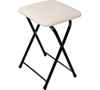 Табурет MODULE`S TYLE складной (ваниль крап / черный глянец ) ВИ0127