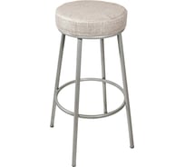 Табурет MODULE`S TYLE Альфа пуф барный (рогожка песок / хром) ВИ0141